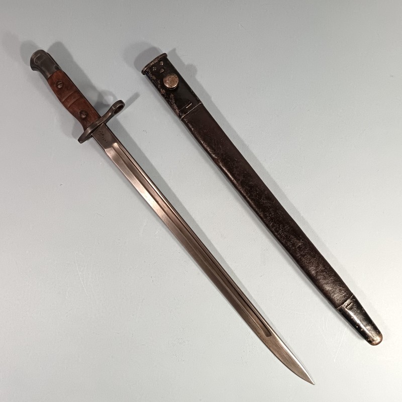 BAIONNETTE US REMINGTON MODELE 1913 DATEE 1916 POUR FUSIL ENFIELD P-1914 OU P14 OU N°3 MKI GUERRE 1914 1918 US BAYONET WW1